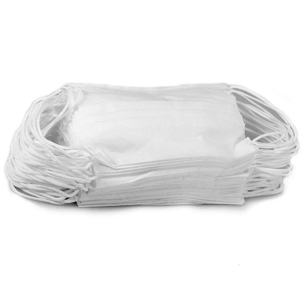 10 Disposable Face Mask Earloop Anti-Dust Mouth Cover Filter Medical Dental Nail