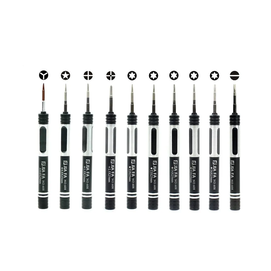 10-in-1 Metal Mobile Phone Repair Screwdriver Set