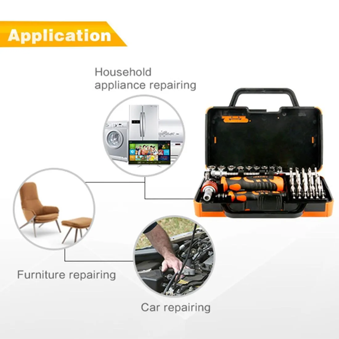 31-piece Professional Screwdriver Kit for Electronics and Home Repair