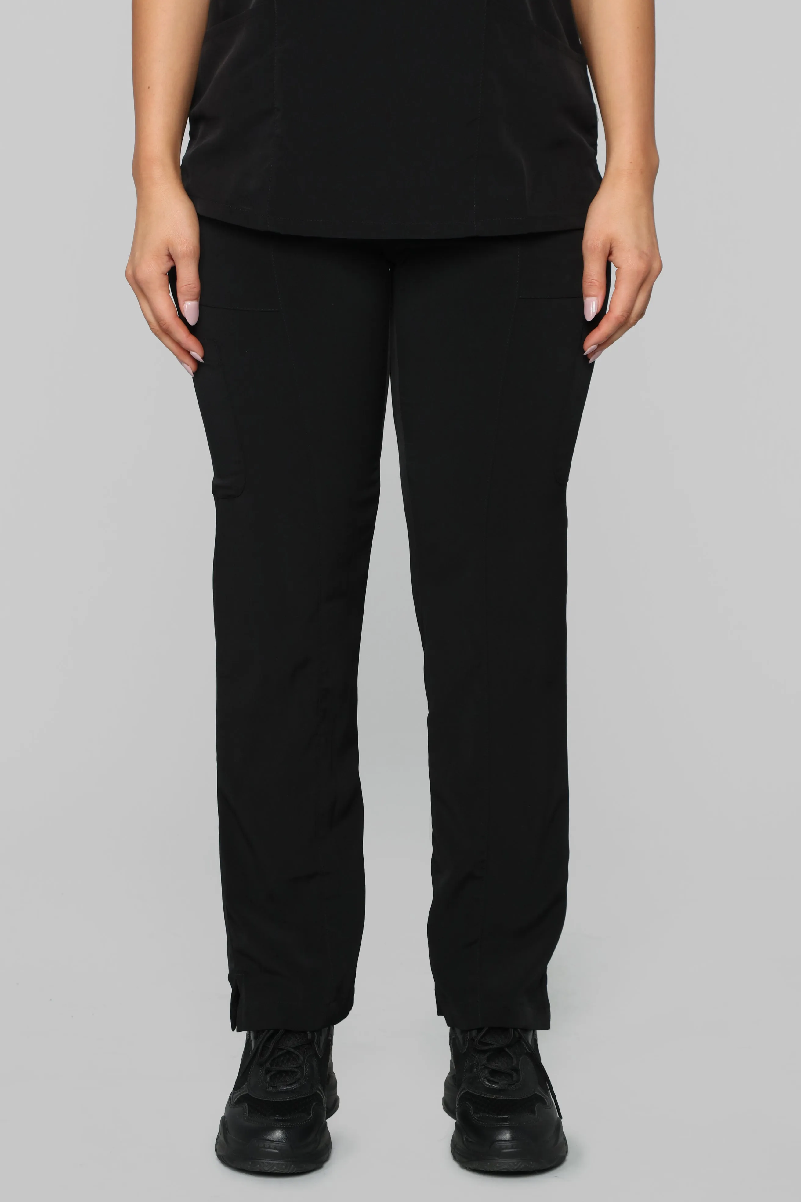 Always On Call Relaxed Fit Scrub Pant -Black