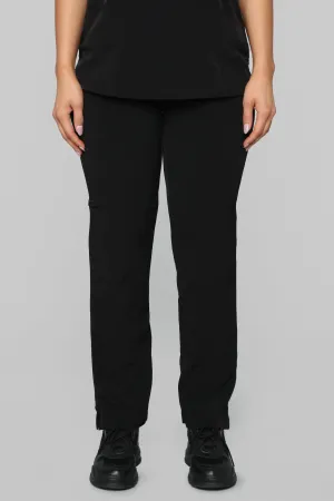 Always On Call Relaxed Fit Scrub Pant -Black