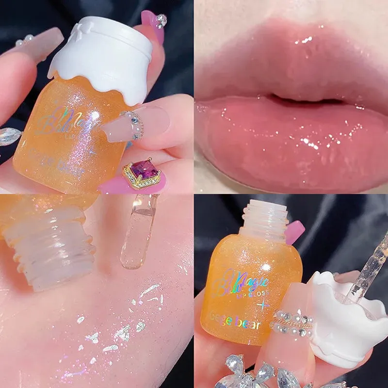 Butterfly Milk Can Lip Balm - Mirror Shine & Moisturizing Gloss for Plump, Shimmering Lips