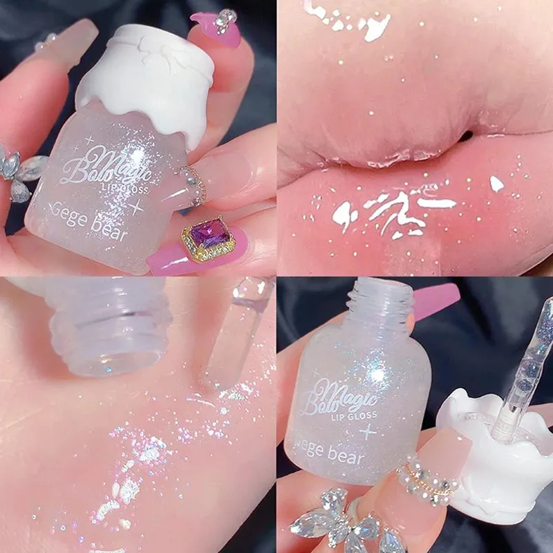 Butterfly Milk Can Lip Balm - Mirror Shine & Moisturizing Gloss for Plump, Shimmering Lips
