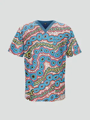 Contours of Country - Unisex Custom Scrub Top