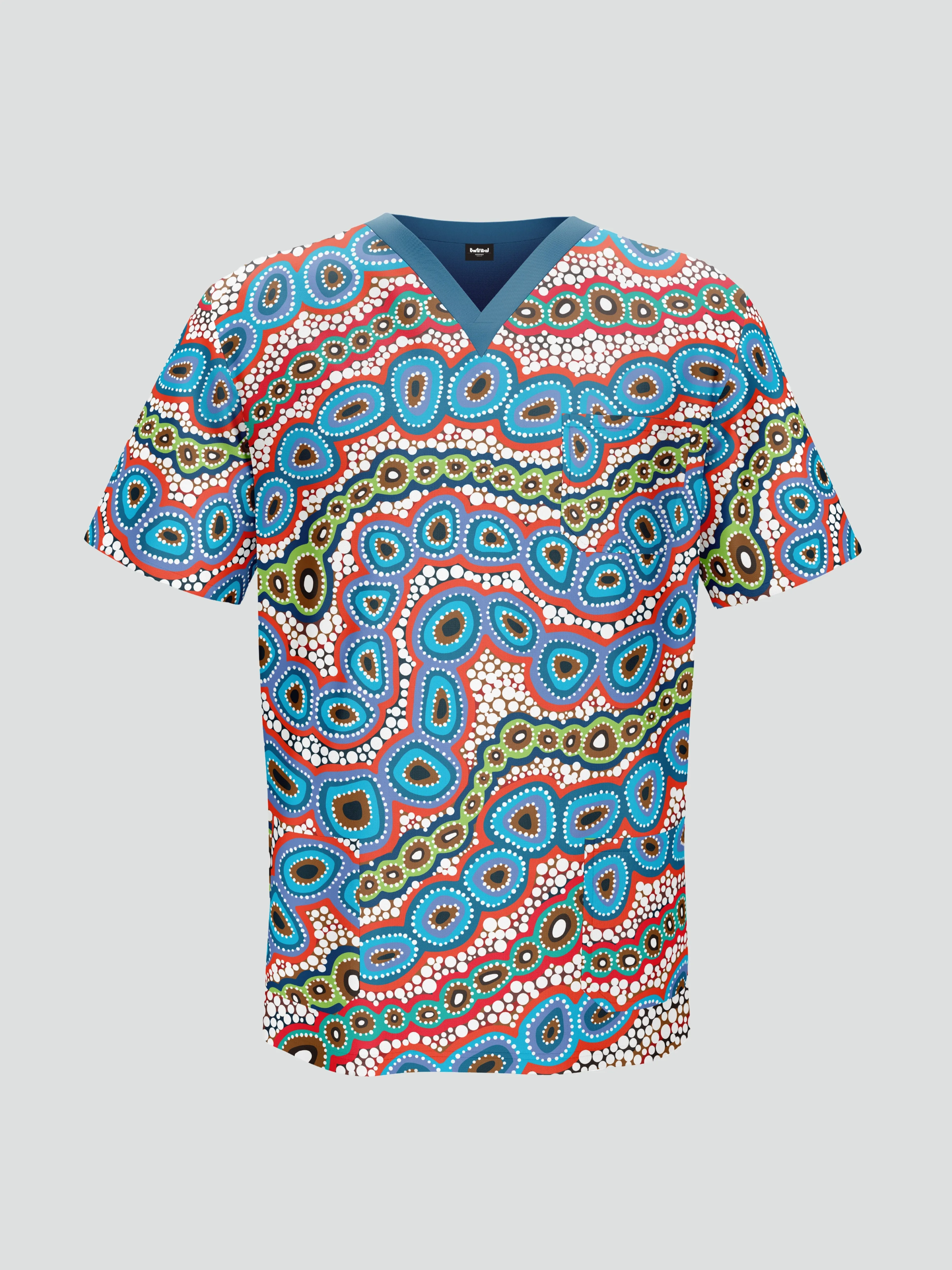 Contours of Country - Unisex Custom Scrub Top