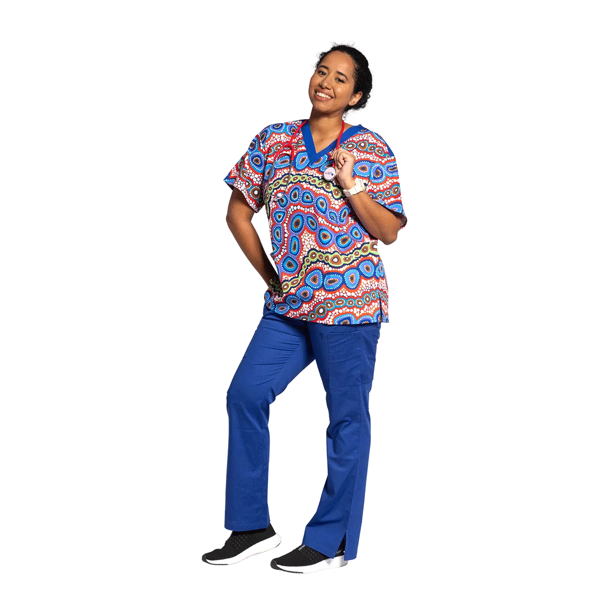 Contours of Country - Unisex Scrubs Top