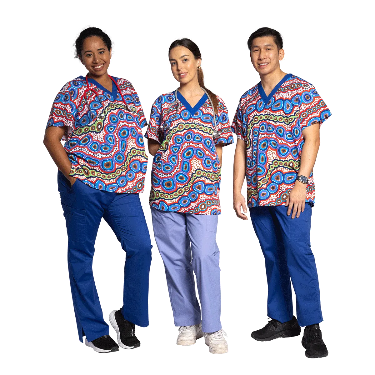 Contours of Country - Unisex Scrubs Top
