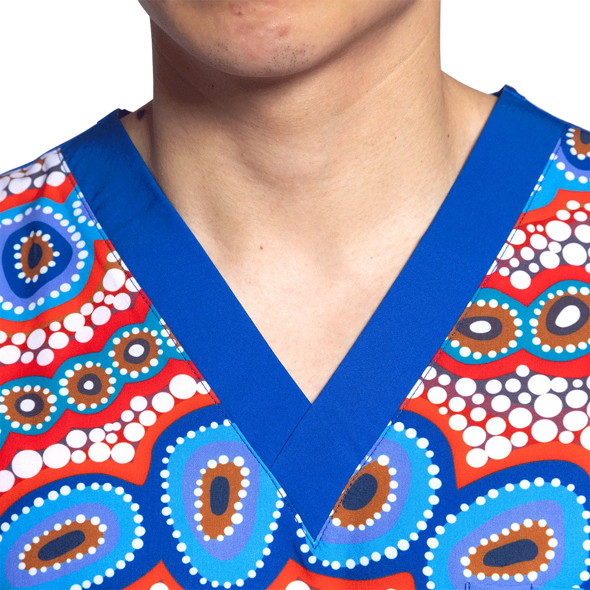 Contours of Country - Unisex Scrubs Top