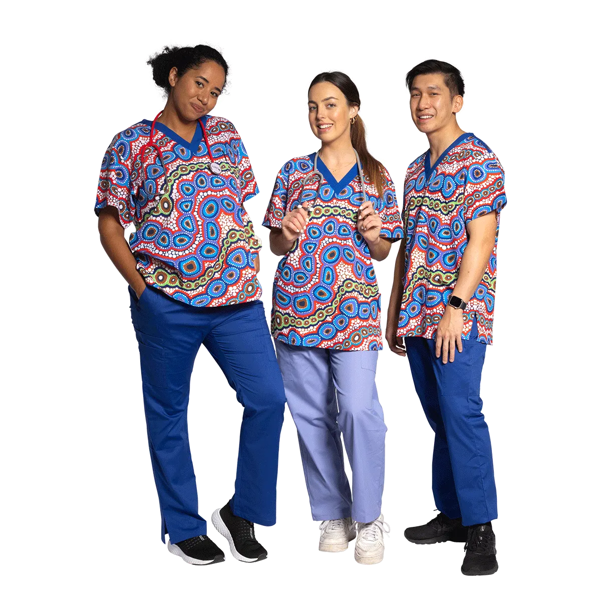 Contours of Country - Unisex Scrubs Top