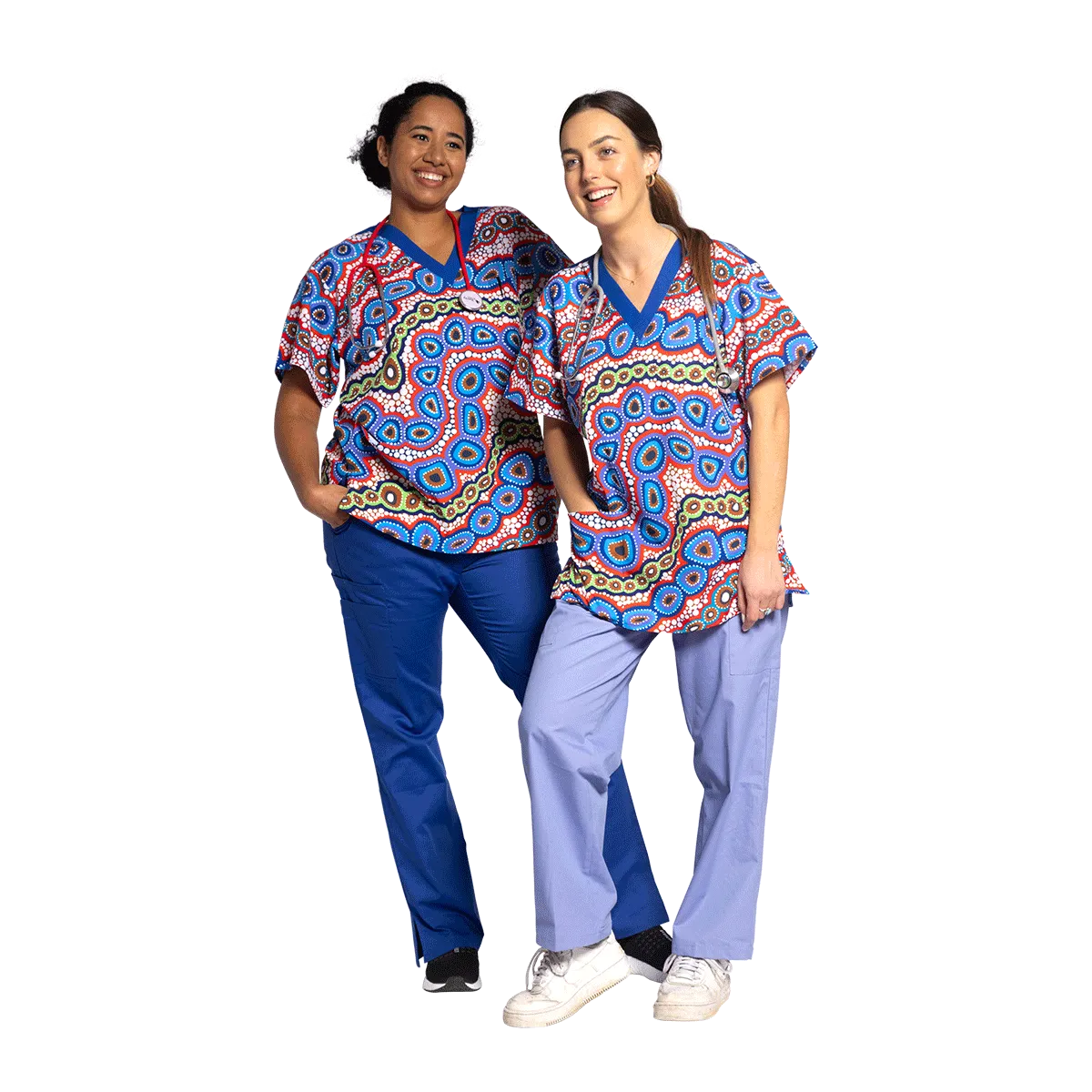 Contours of Country - Unisex Scrubs Top