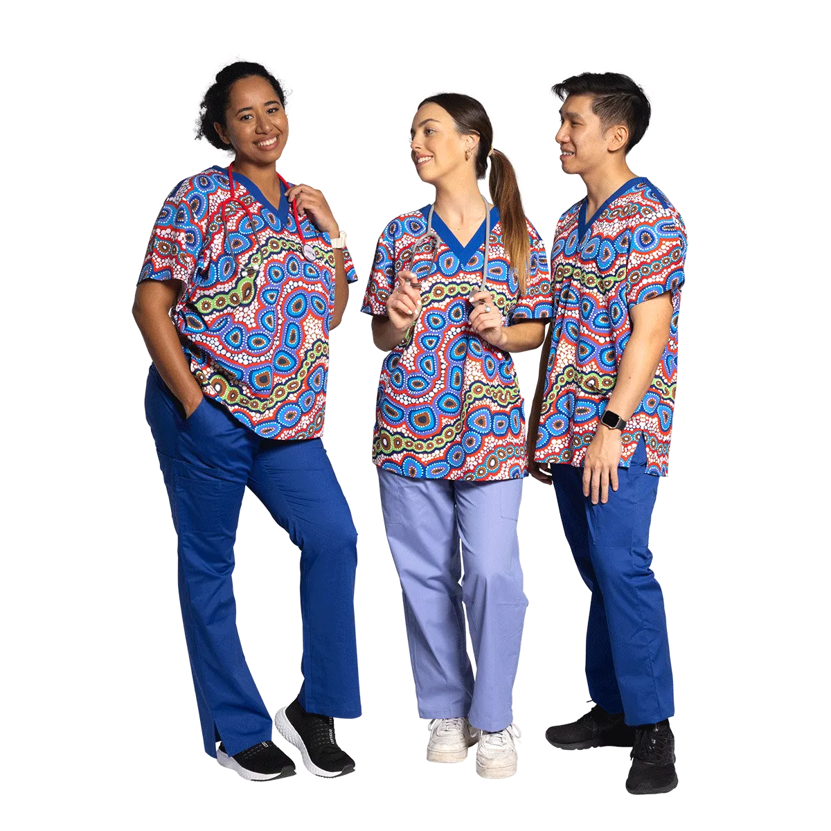 Contours of Country - Unisex Scrubs Top
