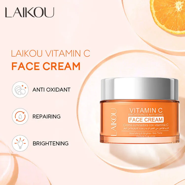 LAIKOU Private Label Vitamin C Face Cream – Brightening & Anti-Aging Moisturizer