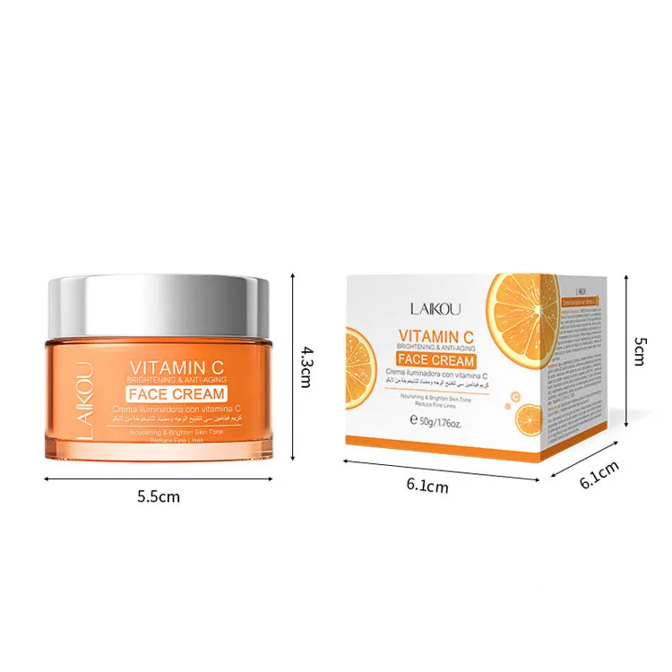 LAIKOU Private Label Vitamin C Face Cream – Brightening & Anti-Aging Moisturizer