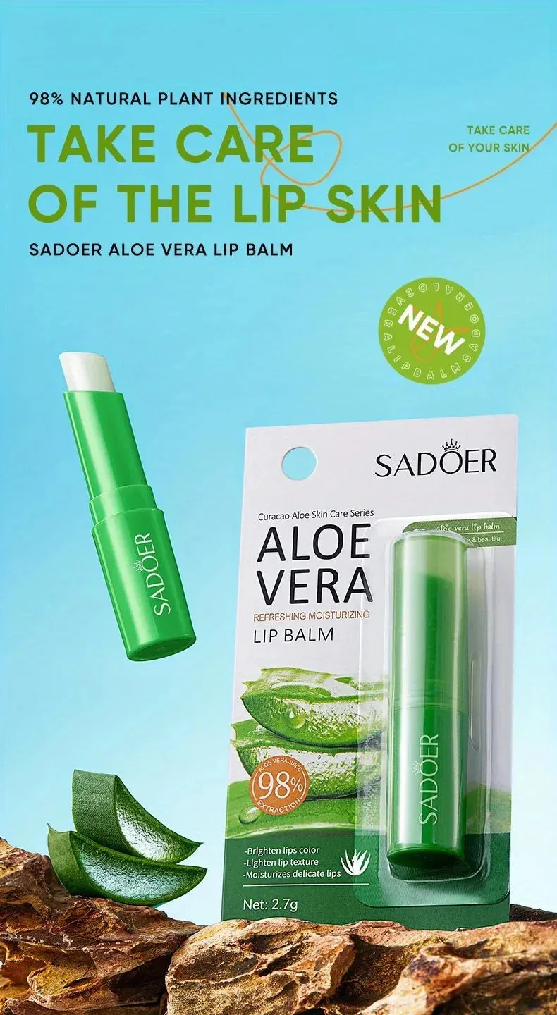 Lip Aloe Balm Nourishing , Preventing Cracking and Repairing Lips