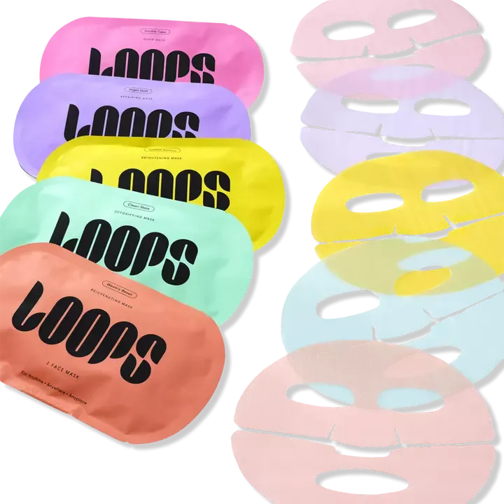 Loops Single Hydrogel Face Mask