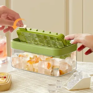 Summer Chill Square Ice Cube Tray for Refreshing Drinks